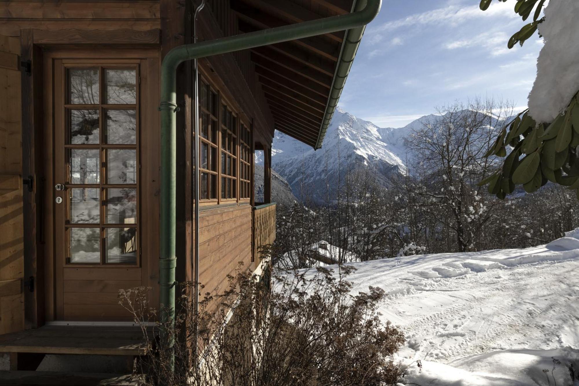 Chalet Marie Paradis Vue Mont Blanc 圣热尔韦莱班 外观 照片