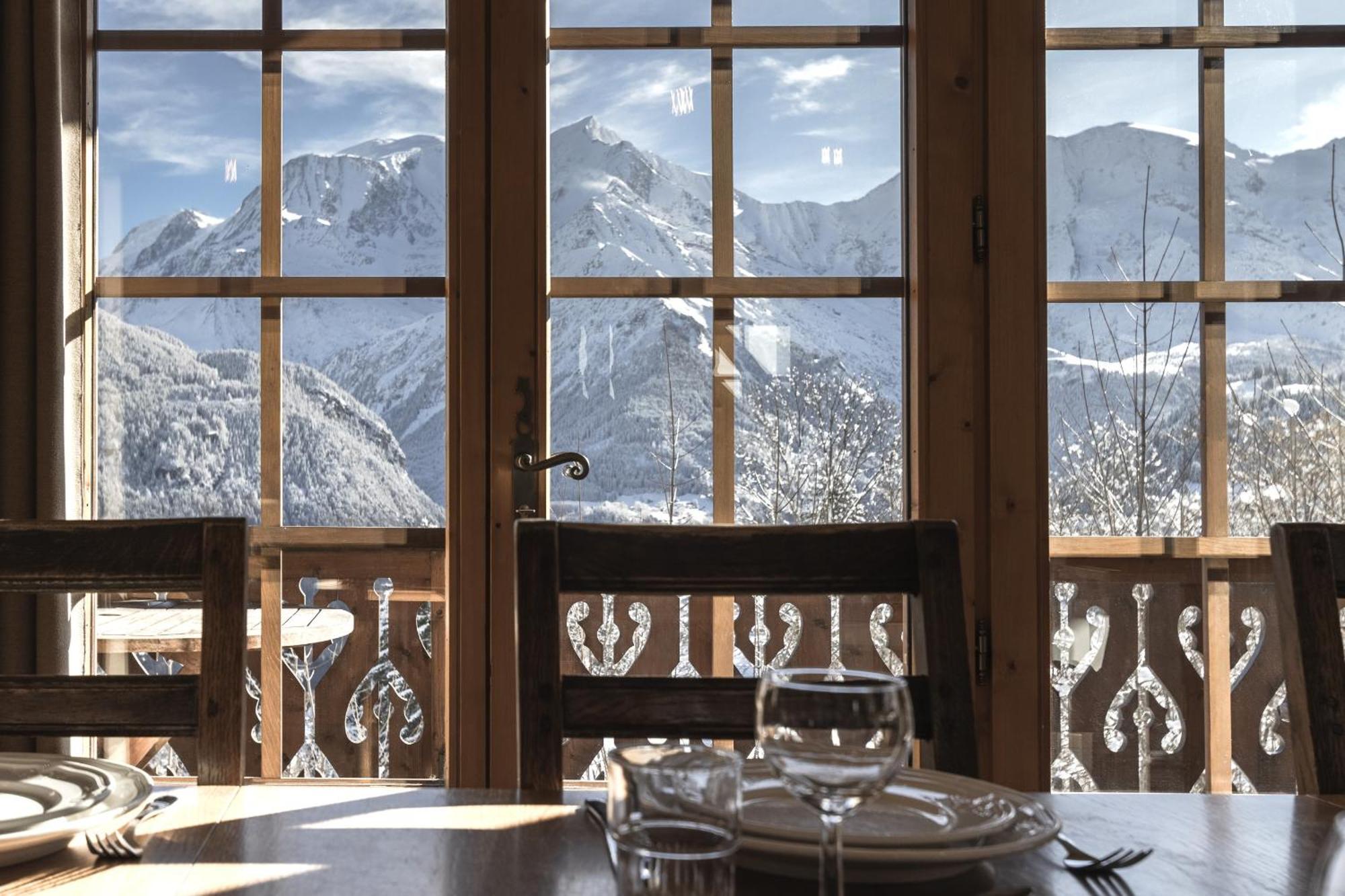 Chalet Marie Paradis Vue Mont Blanc 圣热尔韦莱班 外观 照片