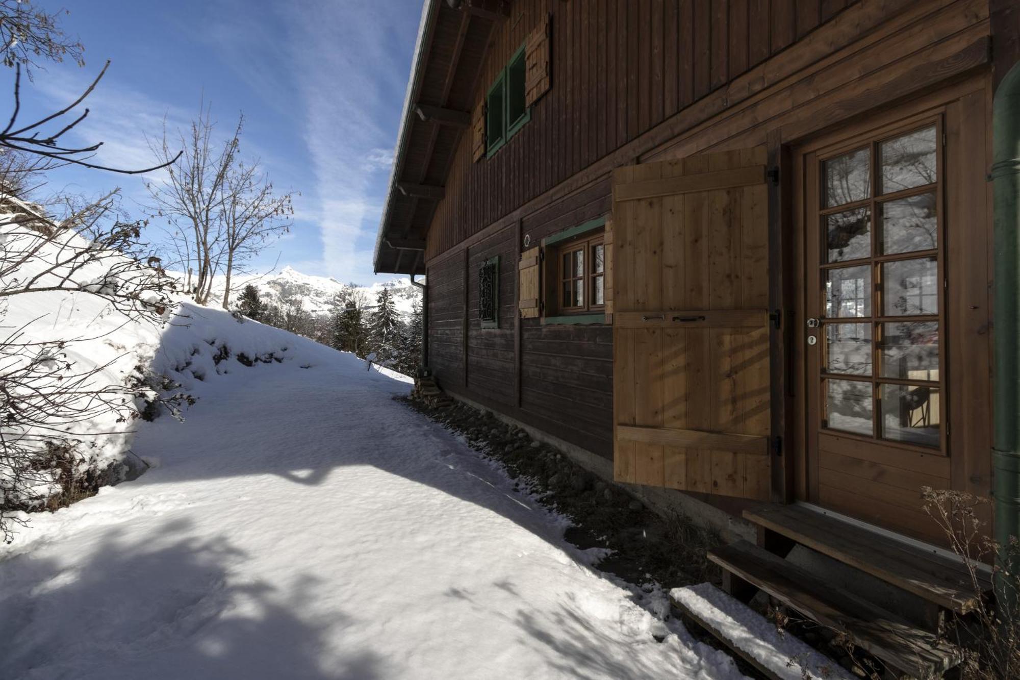 Chalet Marie Paradis Vue Mont Blanc 圣热尔韦莱班 外观 照片