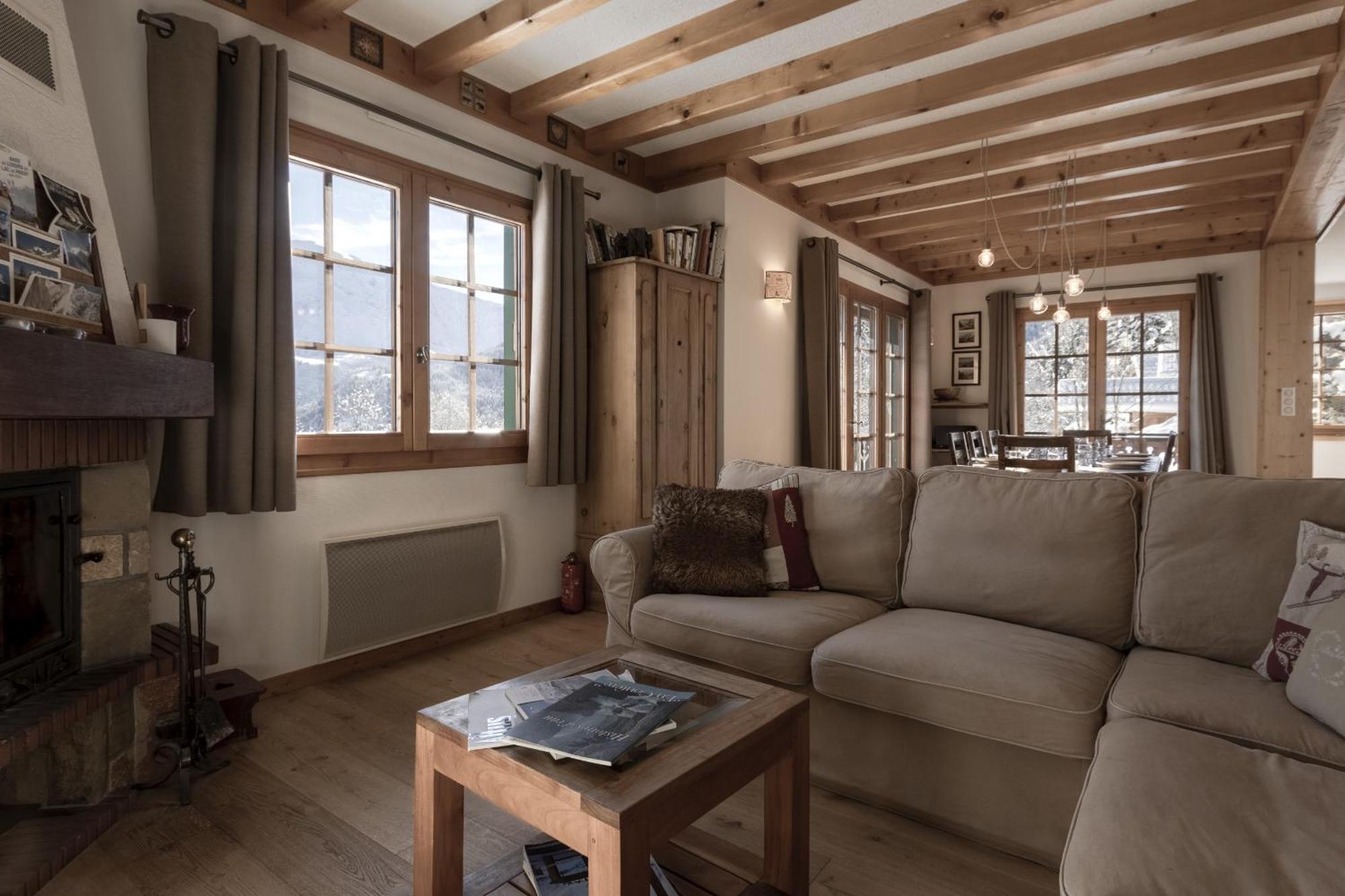 Chalet Marie Paradis Vue Mont Blanc 圣热尔韦莱班 外观 照片
